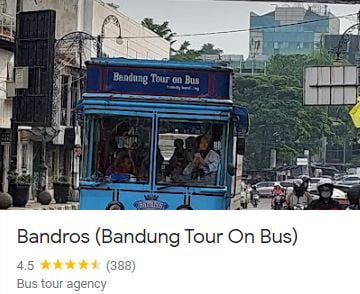 Bandros-Bandung Tour on Bus